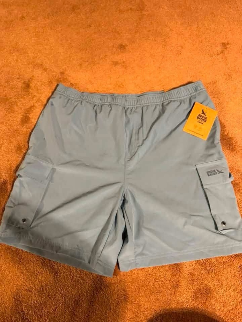 Eddie Bauer Men’s Light Blue Cargo Shorts